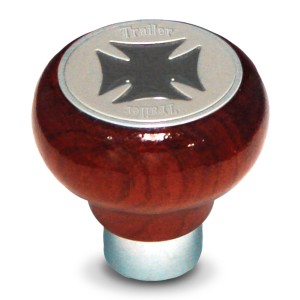 Rosewood Screw-In Air Valve Control Knobs with Iron Cross