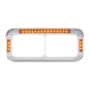 LED Dual Rectangular Headlight Bezel with Visor