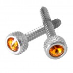 Dash Screws with Crystal on Top for International