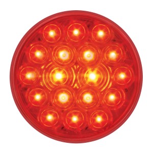 76452 4" Fleet LED Light in Red/Red