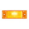 Rectangular LED Marker Light with Reflector Lens