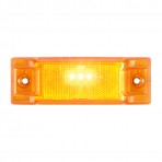 Rectangular LED Marker Light with Reflector Lens