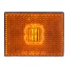 Rectangular Stud Mount LED Marker Light with Reflector Lens