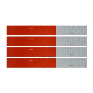 DOT-C2 Conspicuity Tape in Red & White 18″ Strips