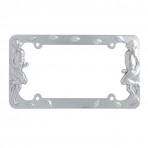 Football Player License Plate Frame