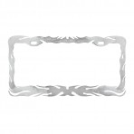 Flame License Plate Frame