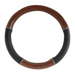 Heavy Duty 18″ Steering Wheel Covers in Deluxe Wood Grain Series