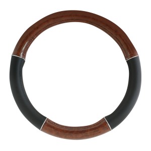 54007 Heavy Duty 18" Steering Wheel Covers in Deluxe Wood Grain Series